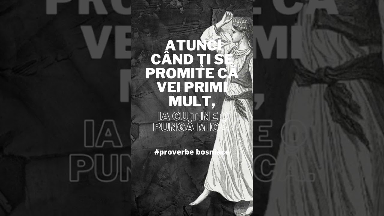 Proverbe bosniace | Proverbe si zicatori despre Viata