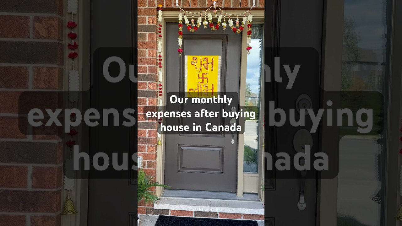 Our Monthly Expenses after Buying House #firsttimehomebuyer #canada #expenses #budget #shorts