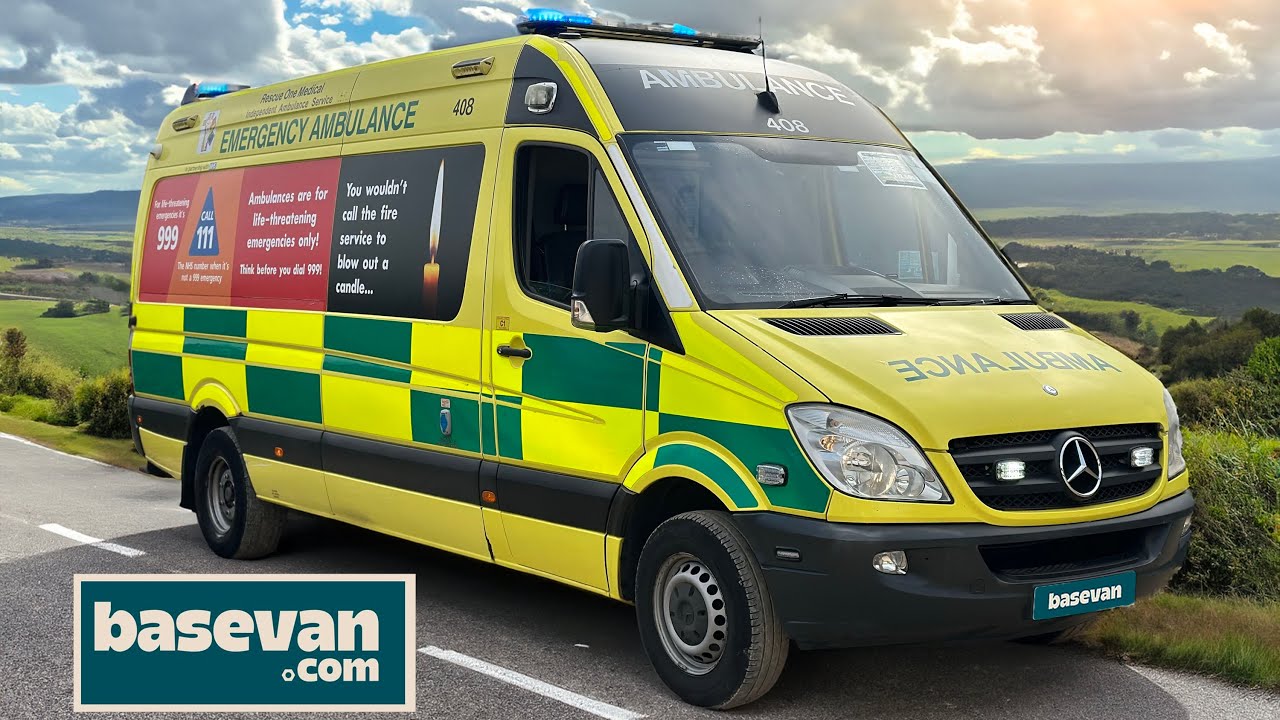 Is this the COOLEST ambulance on the road? - Walkaround of our 2013 Mercedes Sprinter Ambulance