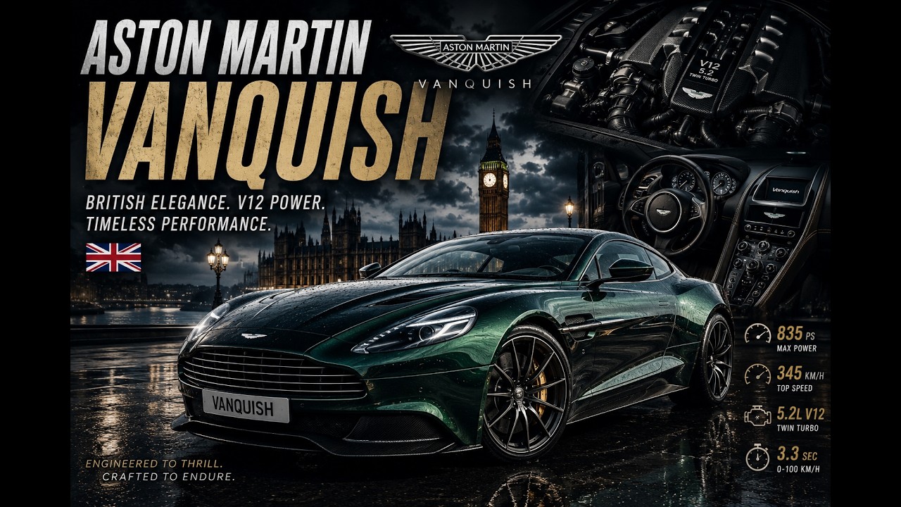 🔥 How Aston Martin Built the Ultimate British V12 Grand Tourer 🇬🇧