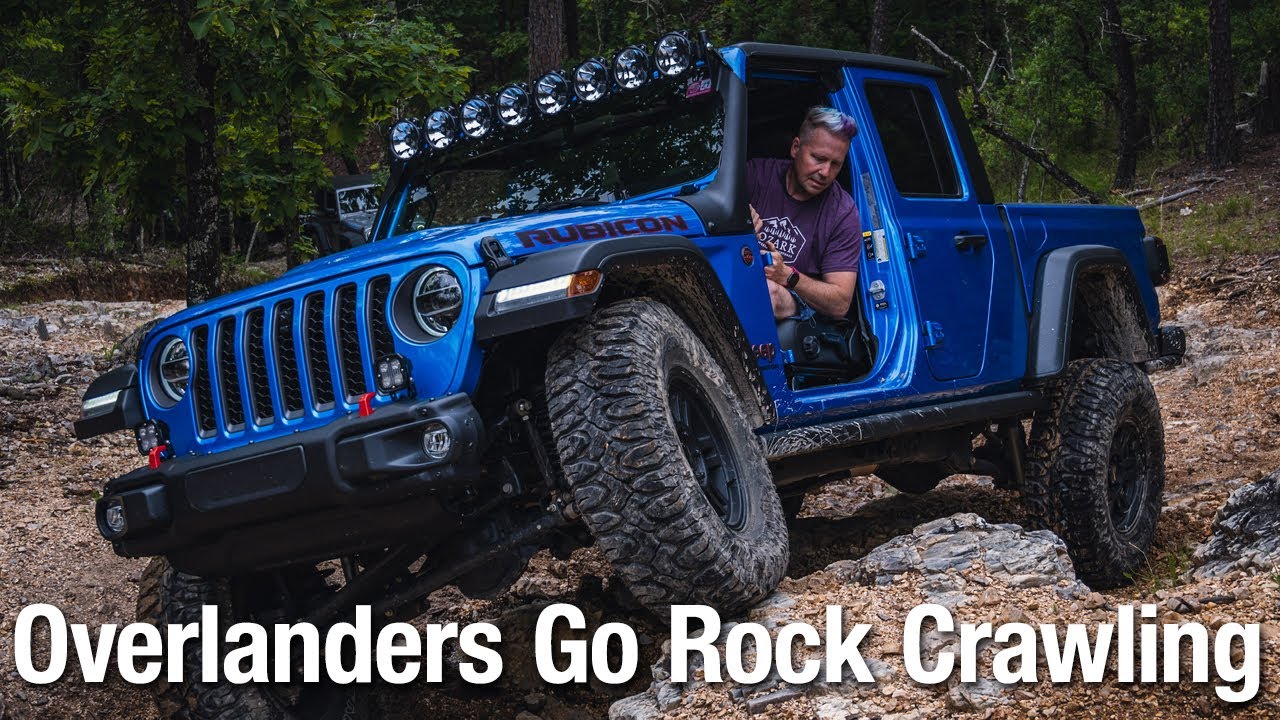 Overlanders Go Rock Crawling - Testing Our New Gladiator Rubicon