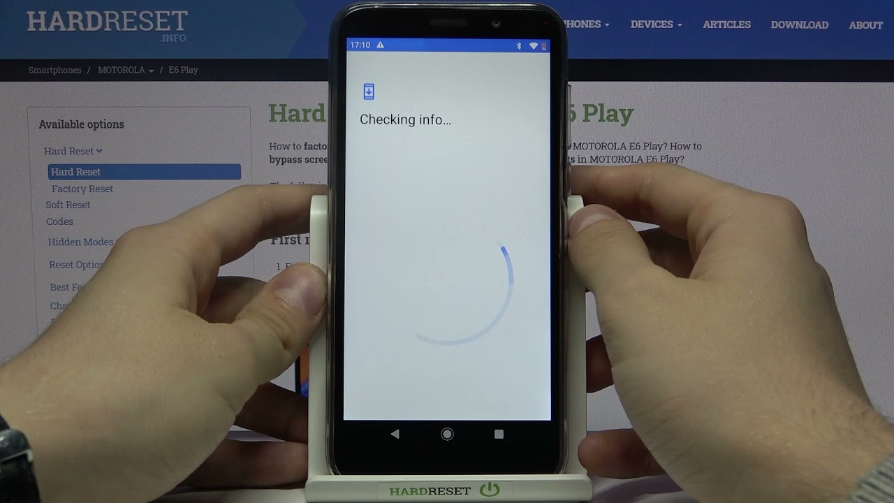 How to Add / Remove Google Account in MOTOROLA E6 Play &ndash; Manage Google Account
