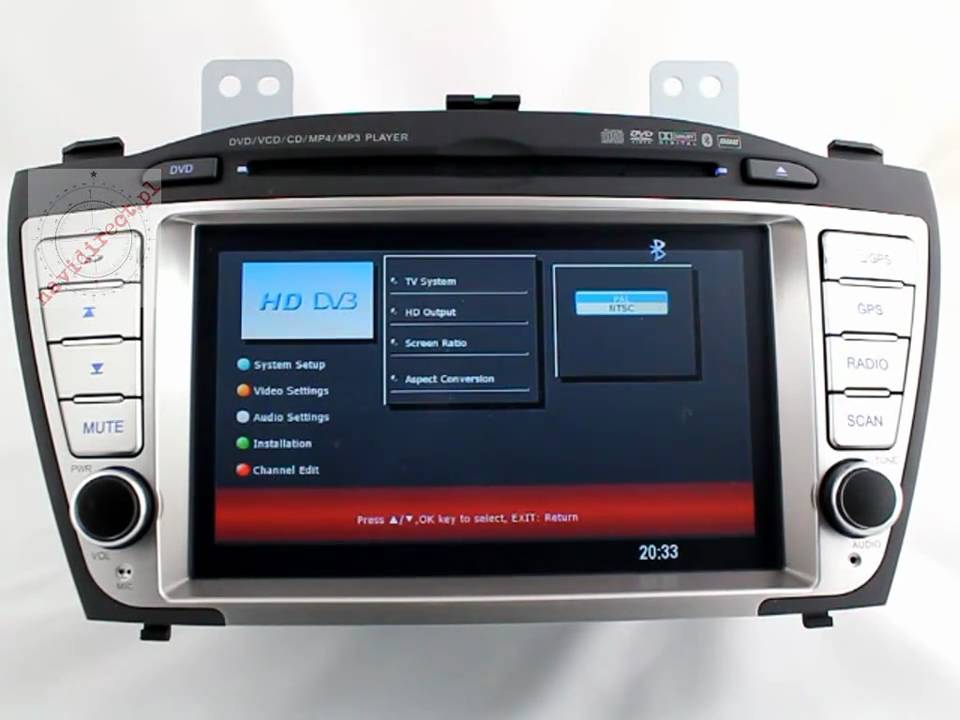 Samochodowy tuner telewizji cyfrowej DVB-T MPEG4 NaviDirect.pl