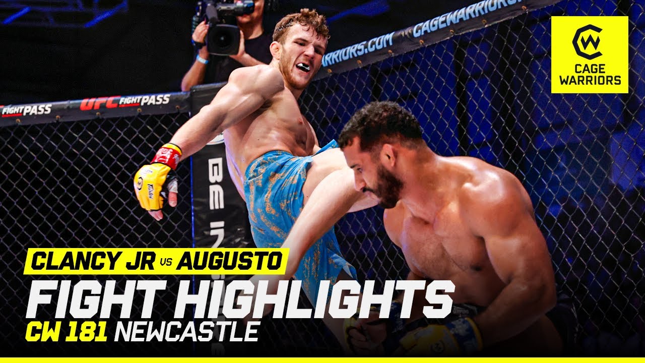 VIOLENT KO 😈 | Sean Clancy Jr. vs. Andrey Augusto | CW 181 Newcastle Fight Highlights