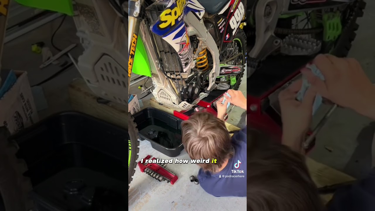 Kx450 build part 2! #dirtbike #ride #shorts #podracer #mechanic