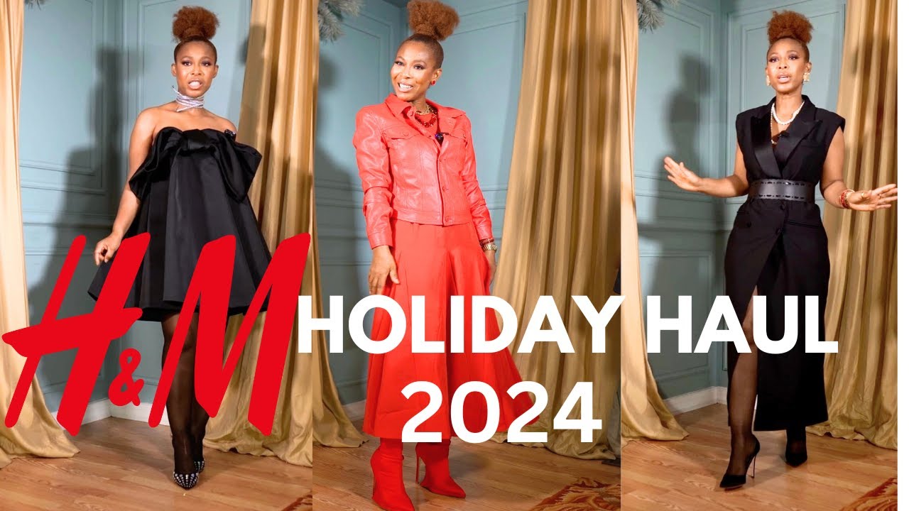 H&M TRY ON HAUL WINTER AND HOLIDAY PARTY OUTFITS