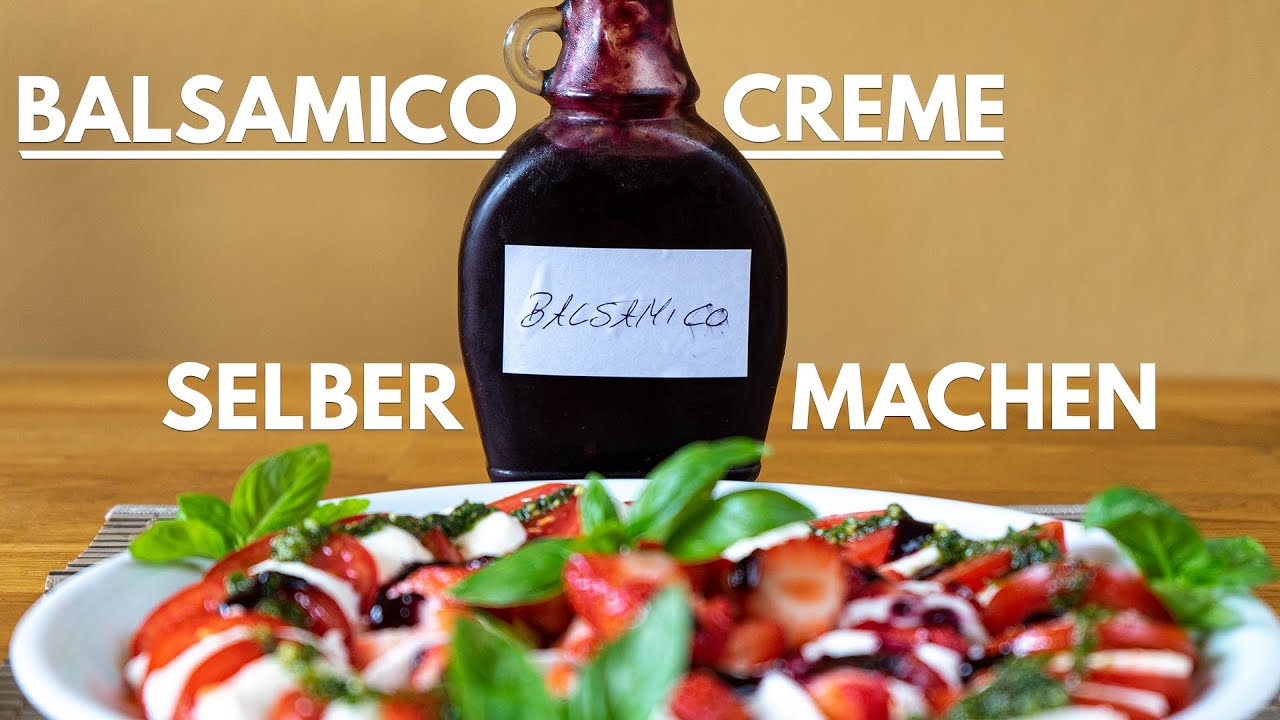 Balsamico Creme selber machen - Heidelbeeren Balsamico Essig Rezept