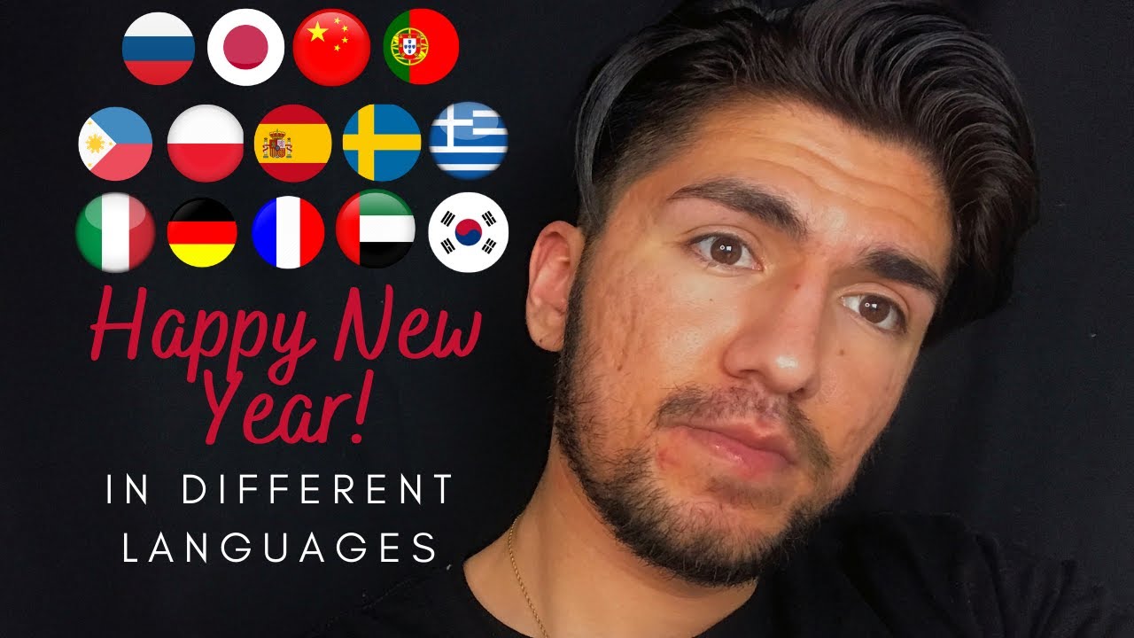 ASMR HAPPY NEW YEARS IN DIFFERENT LANGUAGES!!
