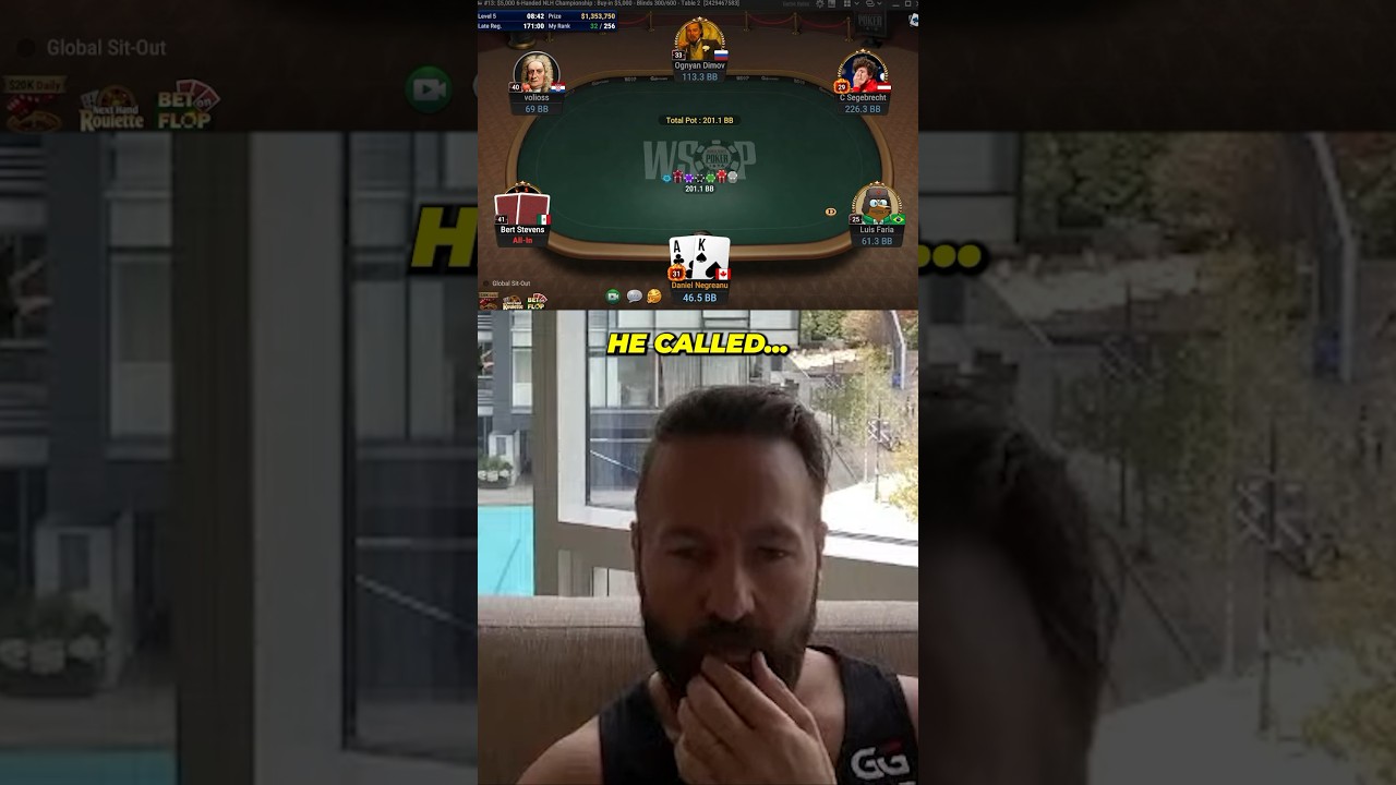 Daniel Negreanu vs girafganger7! #poker