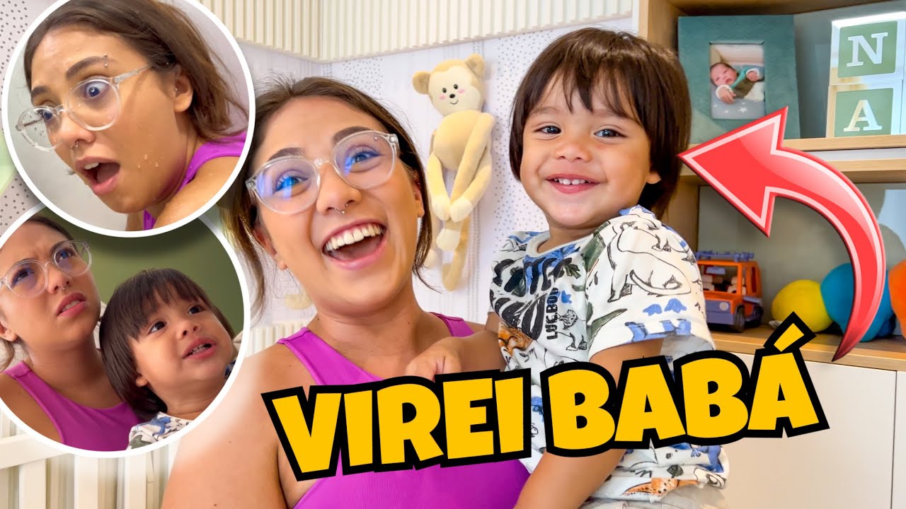 UMA MANHÃ INTEIRA SENDO BABÁ DO NOAH SOBRINHO!!😲 *nivel hard!*