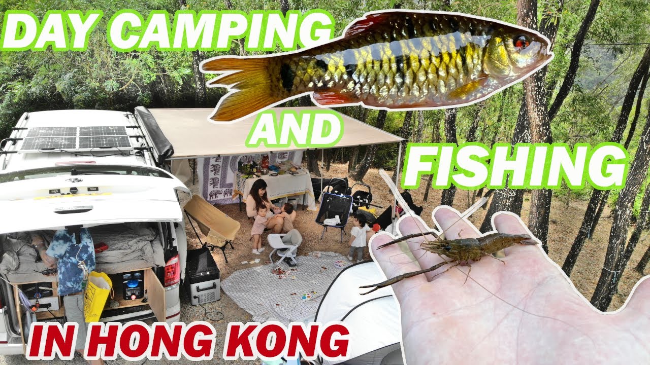 HONG KONG 🇭🇰 | Day Camping & FISHING | HamKonger | 4K
