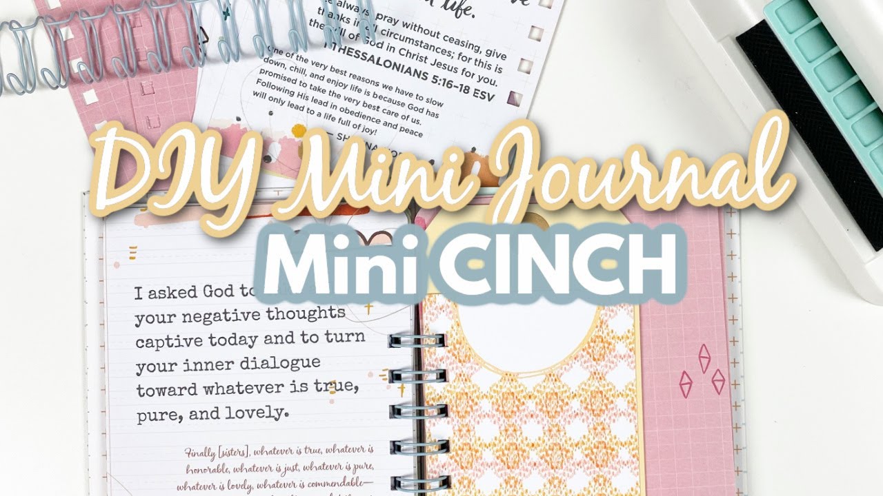 DIY Mini Cinch Journal