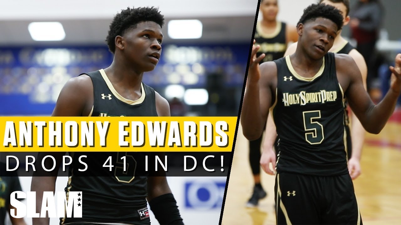 #1 HS PLAYER Anthony Edwards DROPS 41 at National Hoopfest! 🔥