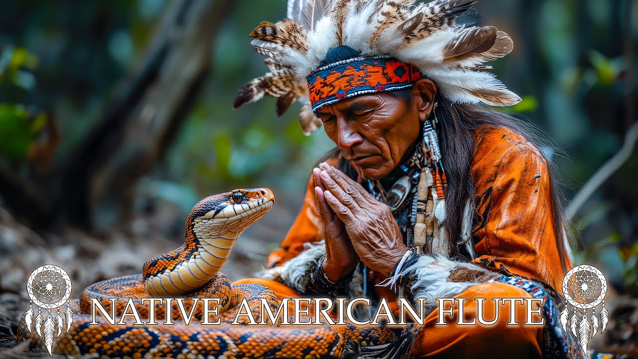 Whisper of the Snake Spirit - Meditation Music - Native American Flute Music for Calm The Mind