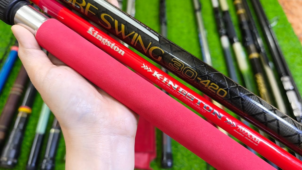 Video 1151: Cần Lục Xoắn X Daiwa, Shimano, Cần Ba Khúc Câu Xa Bờ, Chỉ Từ 3xx 