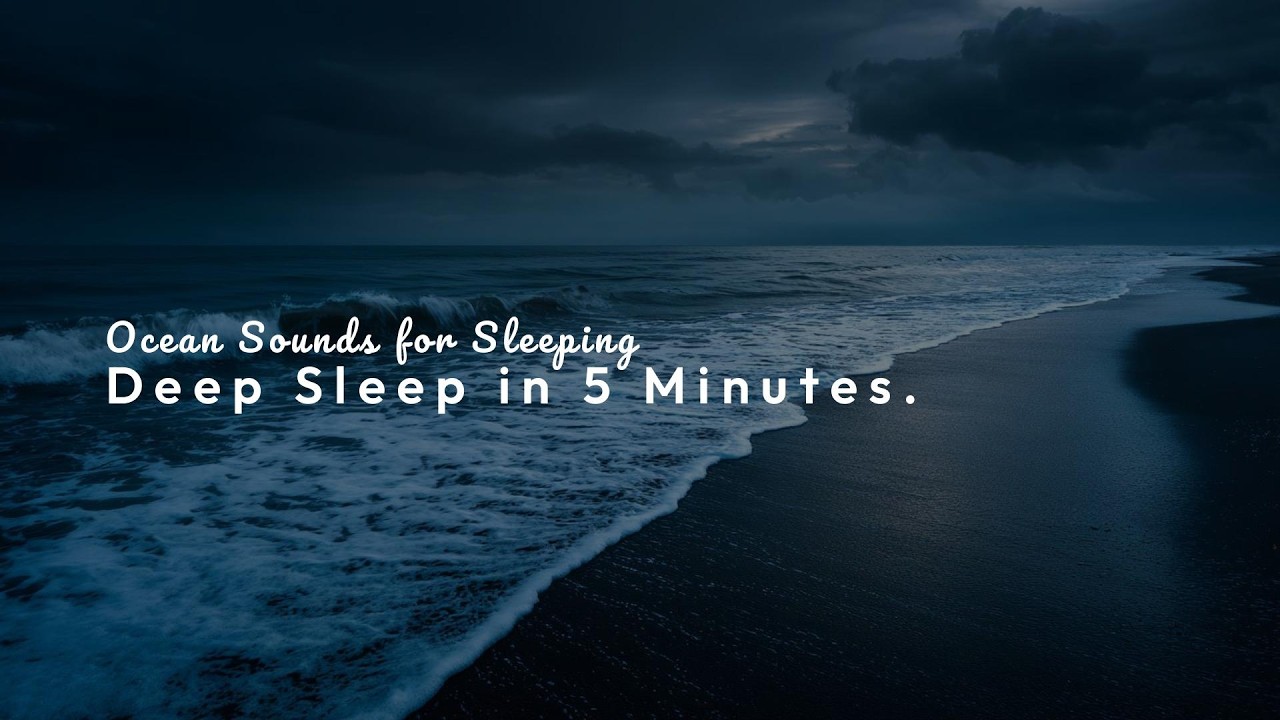 Relaxing Ocean Waves • Stress-Free Nights, Insomnia Relief • Deep Rest & Calm