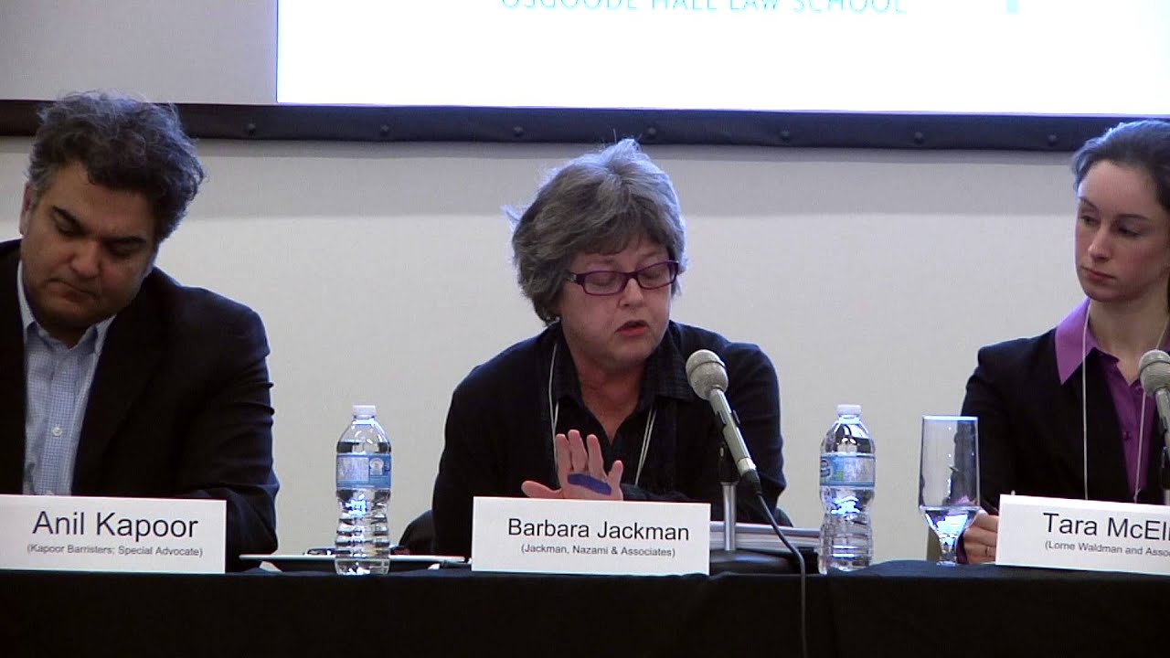 Panel 1 - Evidence of Torture in Canada and the Courts:  Immigration, Criminal, Civil (9 Jan 2013)