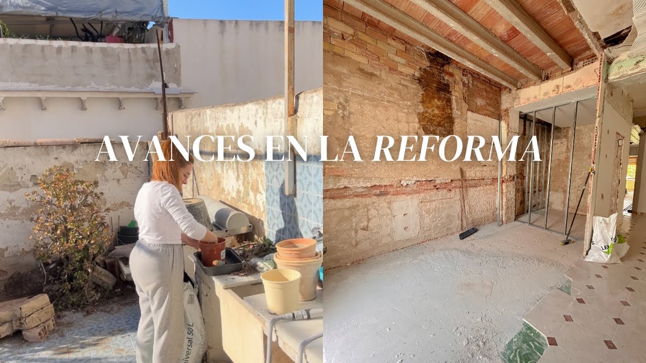 AVANCES EN LA REFORMA🚧🛠️Suelo cocina, pladur en el baño, vestido en proceso.. - Cap. 4 La Reforma
