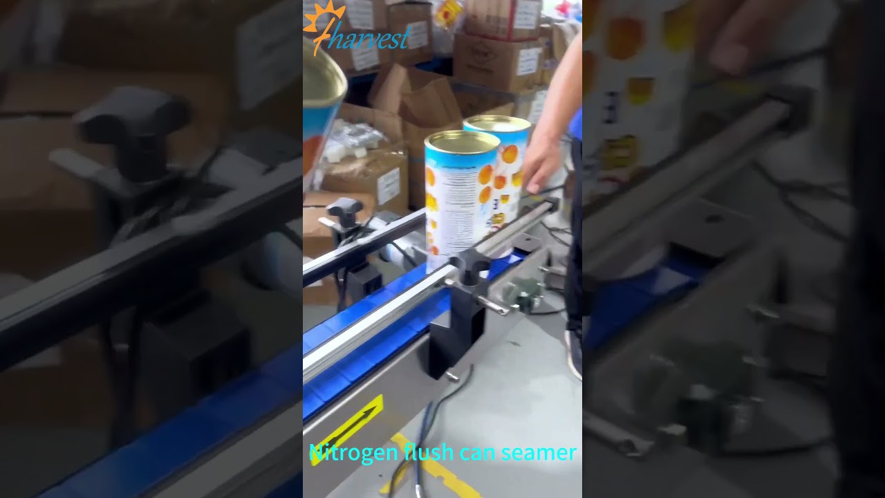 Nitrogen flush Can Seamer, Automatic Simple Nitrogen flushing Can Seaming Machine, Can Sealer