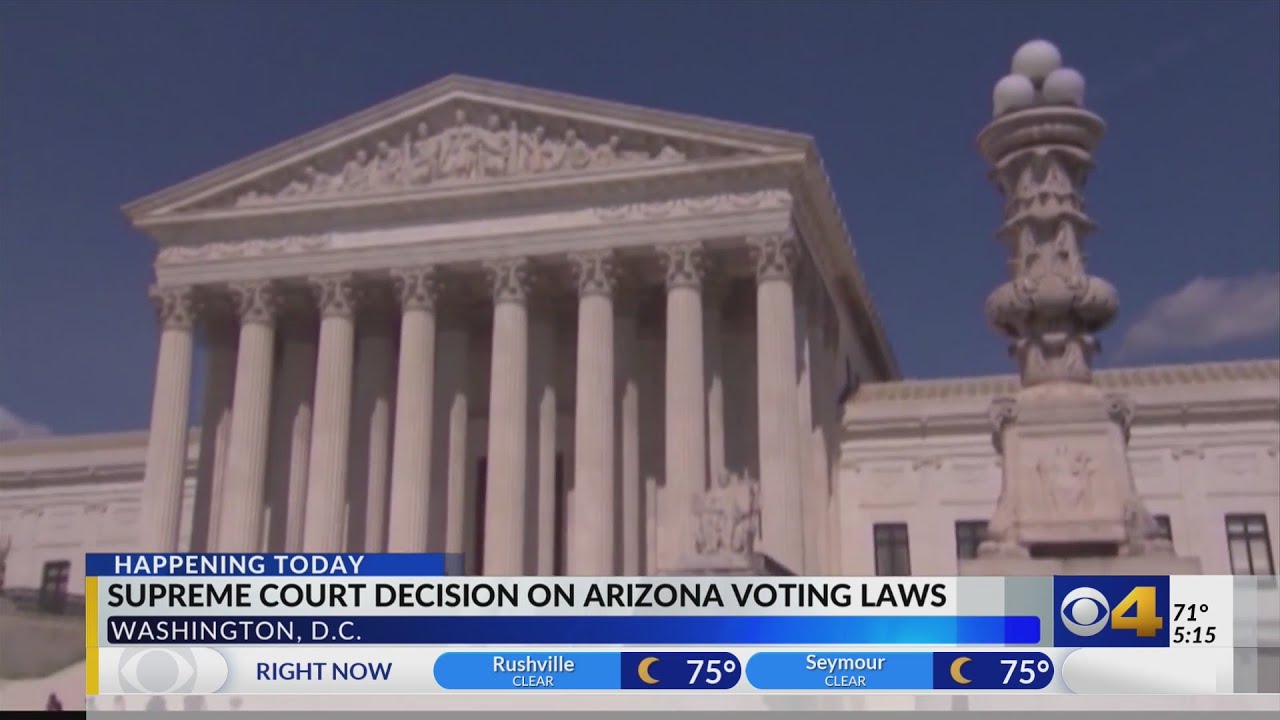 Supreme Court decision on Arizona voting laws