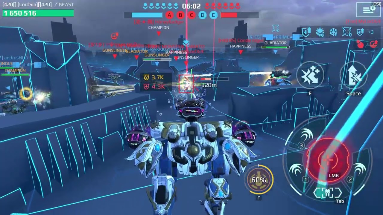 War Robots Run like a MOFO sting like a bee