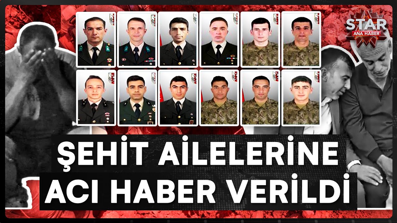 Şehit Ailelerine Acı Haber Ulaştı, 12 Haneye Ateş Düştü! | Star Ana Haber