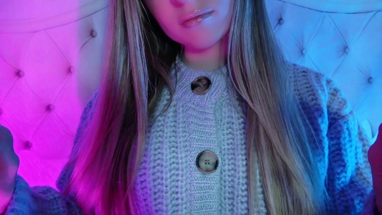 ASMR Deutsch - Face Brushing und Whispering for Sleep