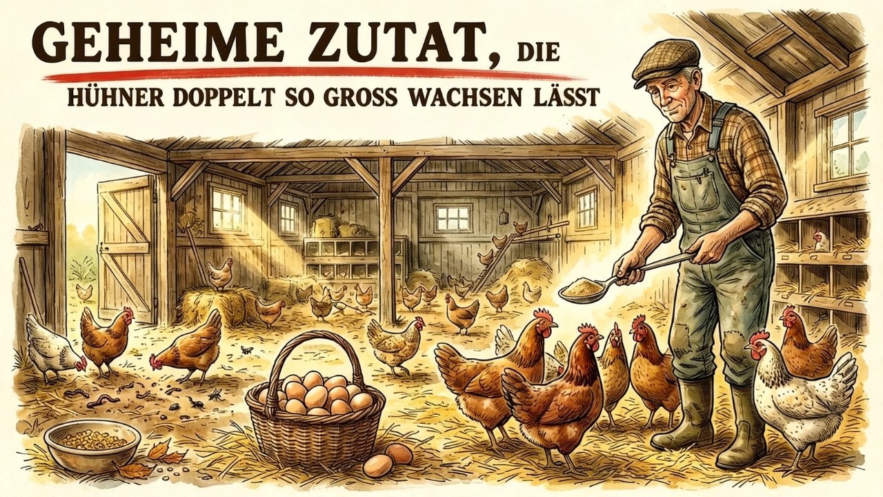 Was man in der Schweiz nutzt: Meine Hühner wurden mit nur einer Prise doppelt so groß