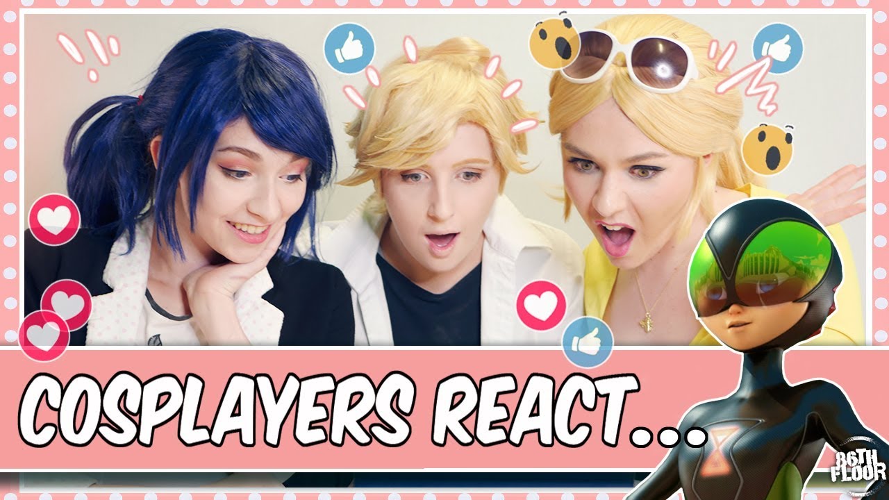 Реакция косплееров на Miraculous Ladybug — Эпизод 4 «Timebreaker»