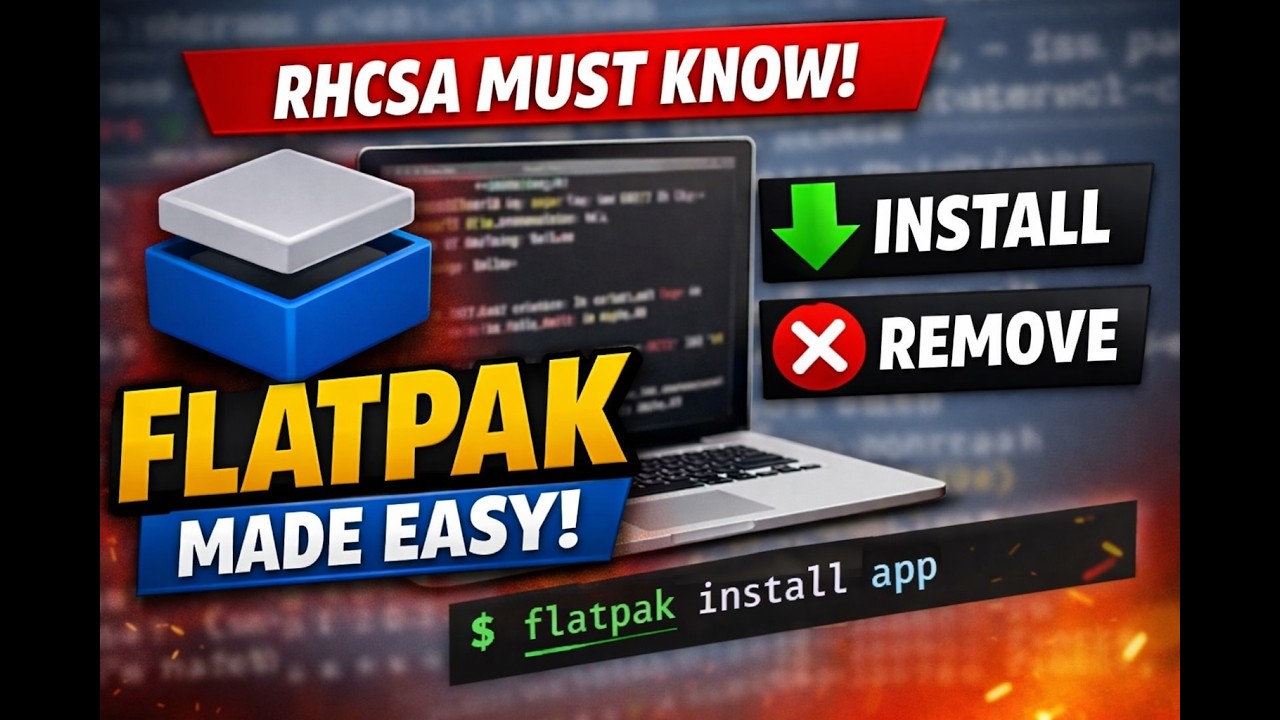 Flatpak Tutorial for RHCSA | Install Apps the Modern Way