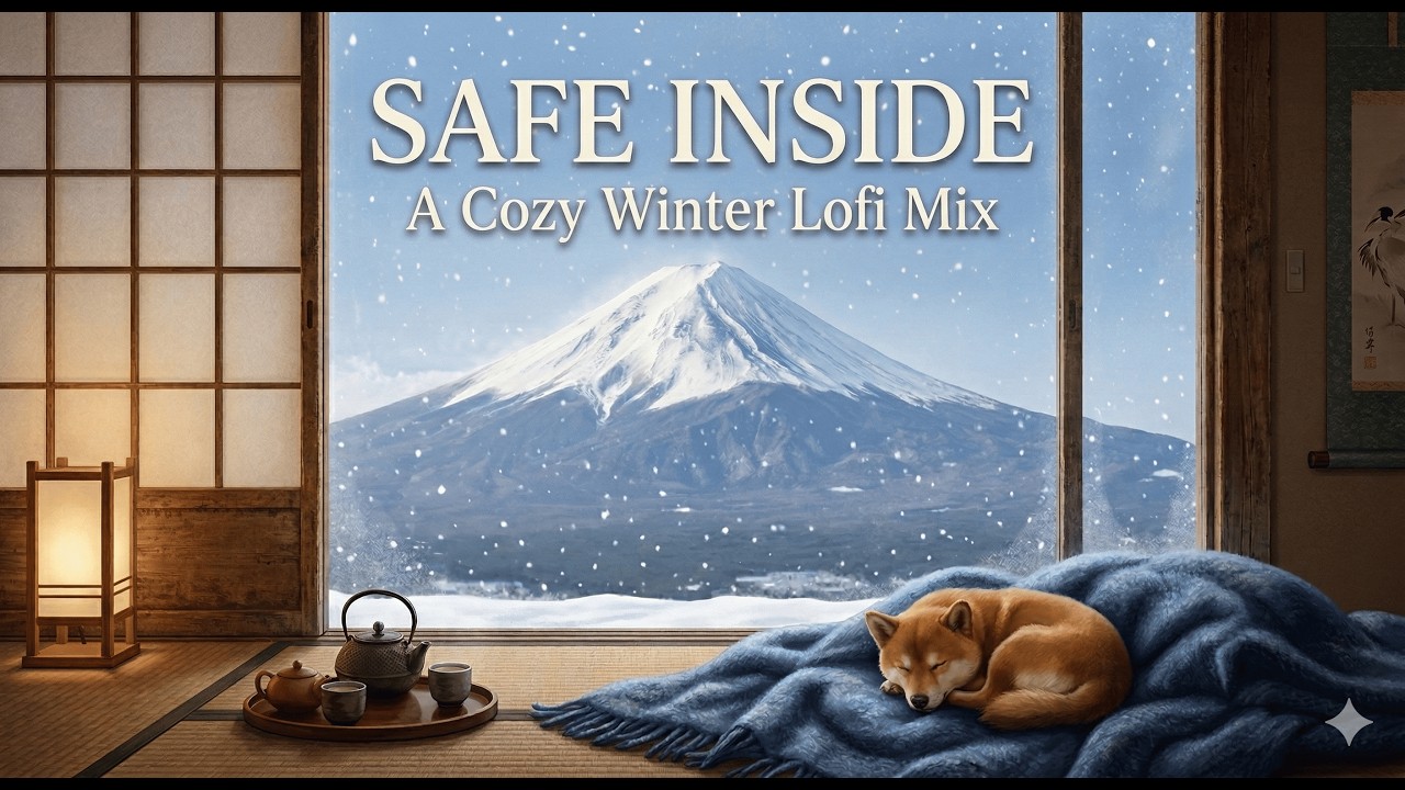 It's snowing in Japan, and you're safe inside ❄️ | Lofi Hip Hop Mix
