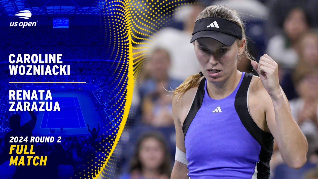 Caroline Wozniacki vs. Renata Zarazua Full Match | 2024 US Open Round 2