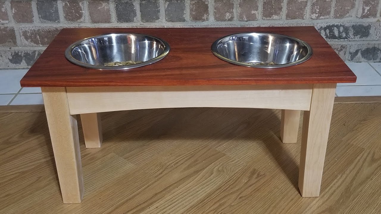 ELEVATED DOG BOWL STAND | Woodworkers Fighting Cancer Build 2019