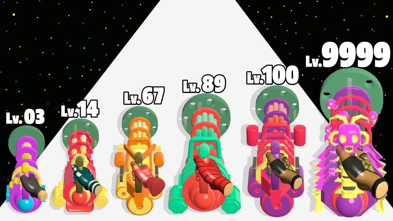 Machine Gun Rush - Level Up Machine Gun Max Level Gameplay