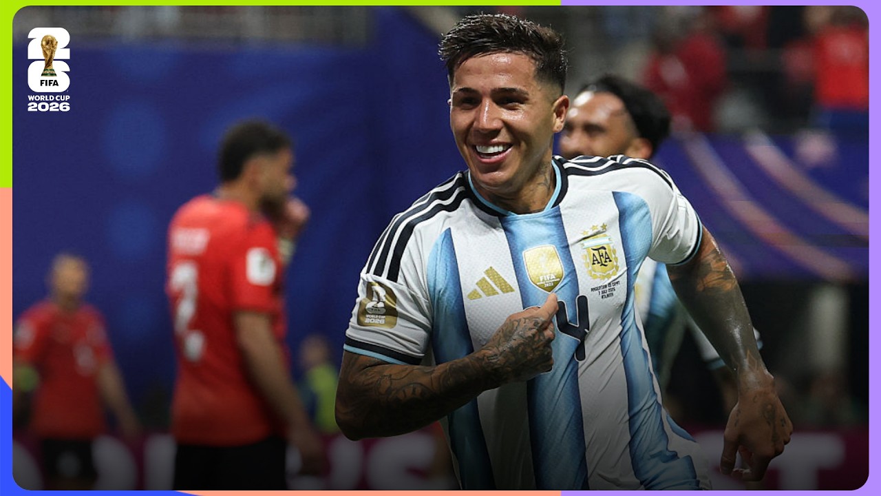 Enzo Fernandez's Late Goal Wins It For Argentina v Egypt!
