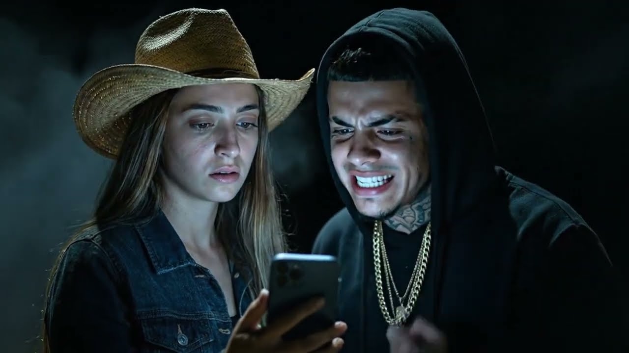 O dia que a boiadeira  fez um clip com Mc Léo Lopes Musica print vazou fou a IA