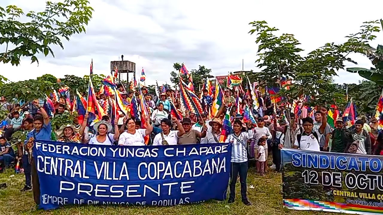 Bolivia Cochabamba, Inicia multitudinaria marcha por el Congreso de Federación Yungas del Chapare