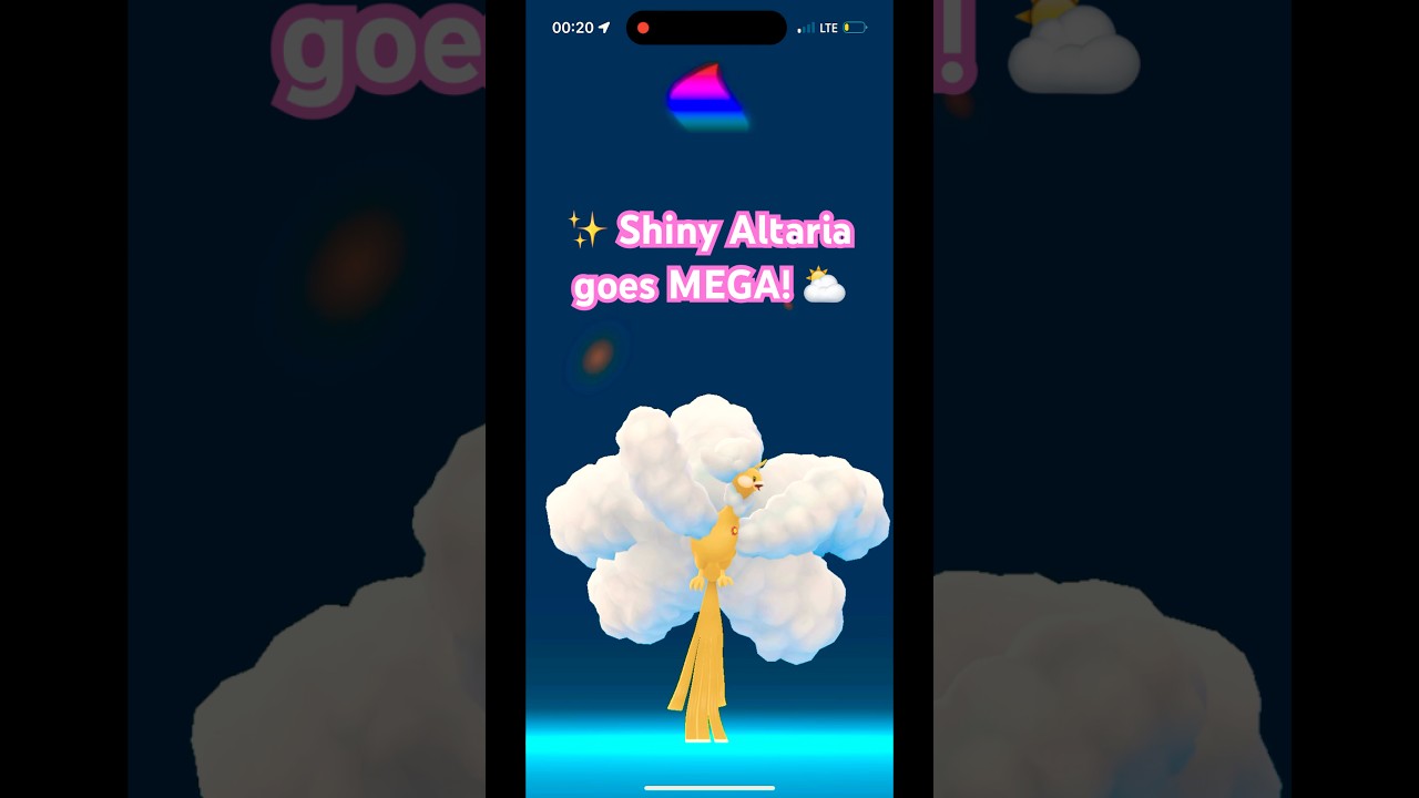 ✨🌤️ Shiny Altaria goes MEGA! 💛 