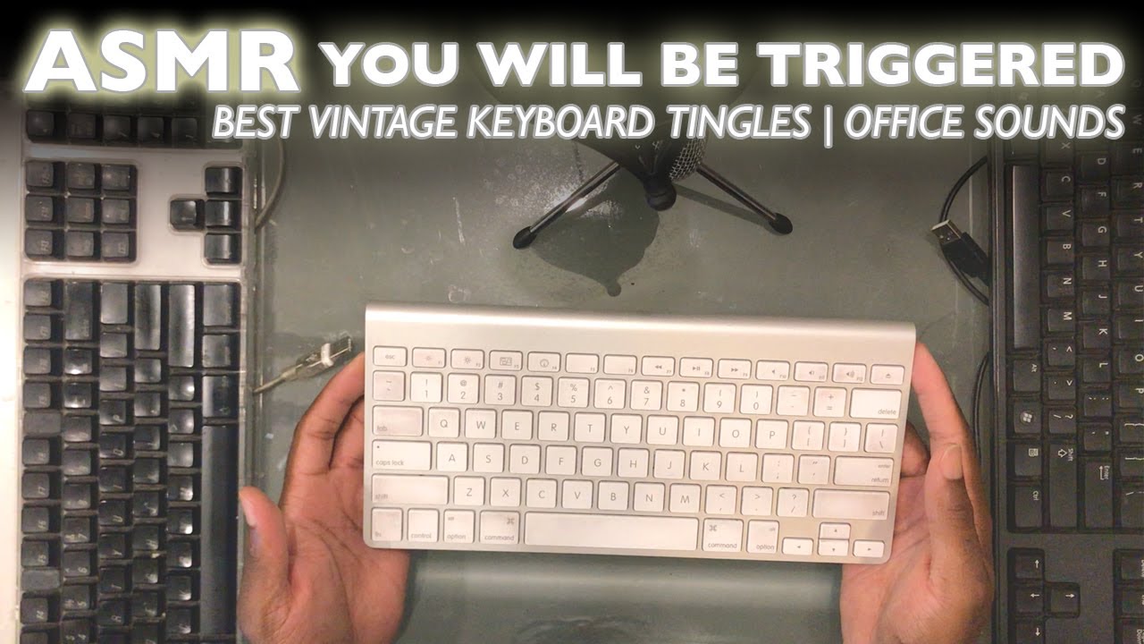 BEST [ASMR] Keyboard Sounds | Tingling Office Triggers | Apple and Dell Keyboards