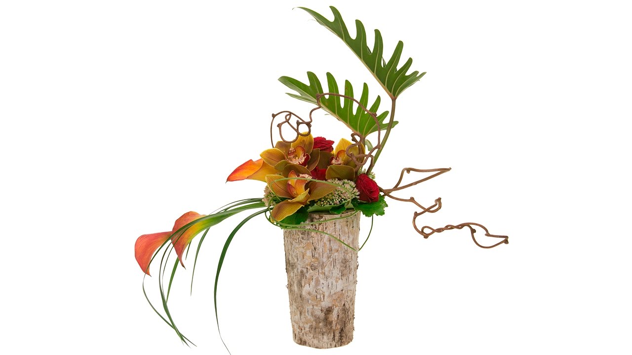 Static and Dynamic Line in Floral Design