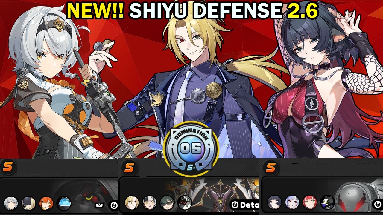 NEW Shiyu Defense! | S0 Anby, Hugo & Jane Doe~! | Node 5 S+ Clear | Zenless Zone Zero ZZZ 2.6【ゼンゼロ】