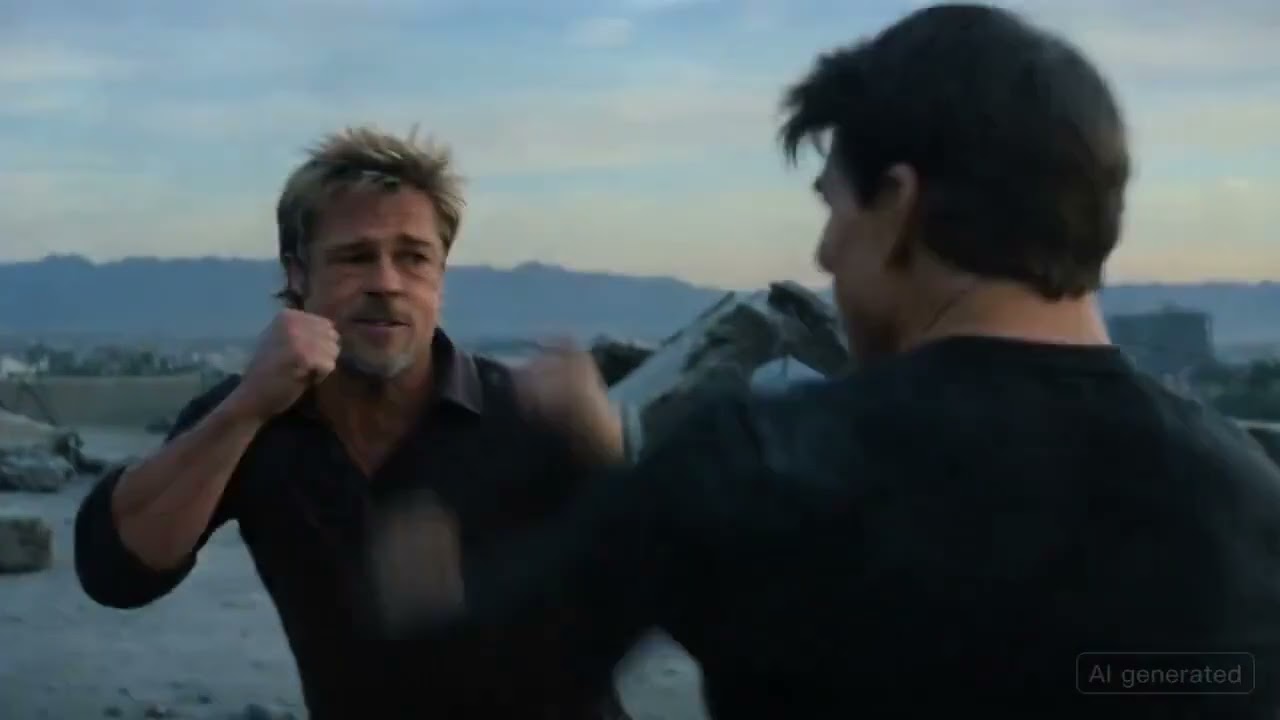 Episode I Ai Tom Cruise versus Ai Brad Pitt in the new Epstein Series clip.