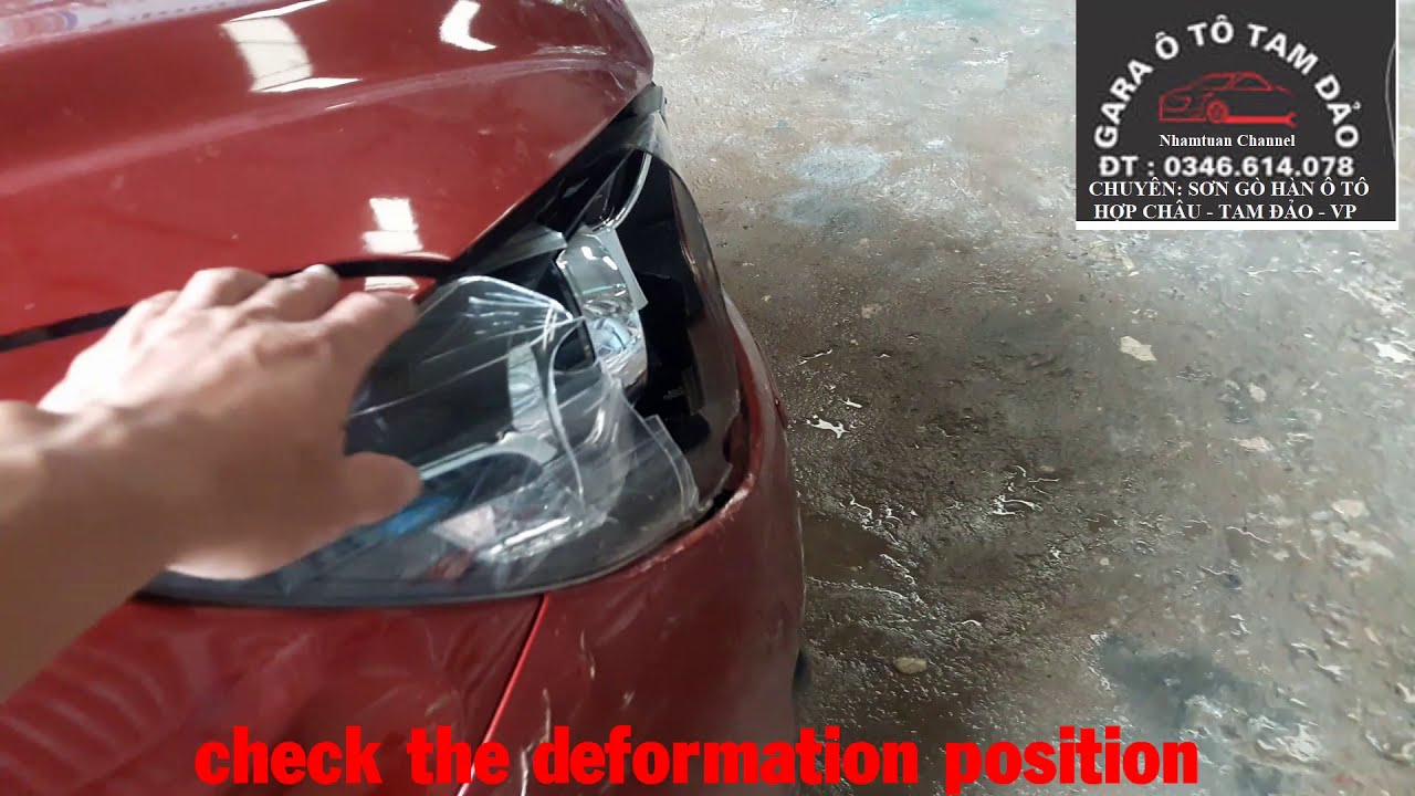 Mazda Cx 5 car painting  color code 41G ( Sơn gò mazda cx5)