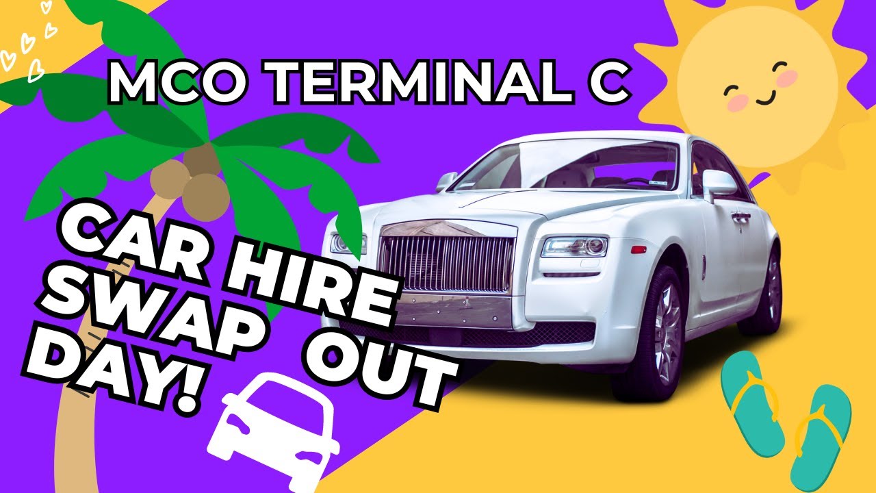 ORLANDO AIRPORT MCO TERMINAL C | CAR HIRE! our experience of swapping out Alamo, Budget car!