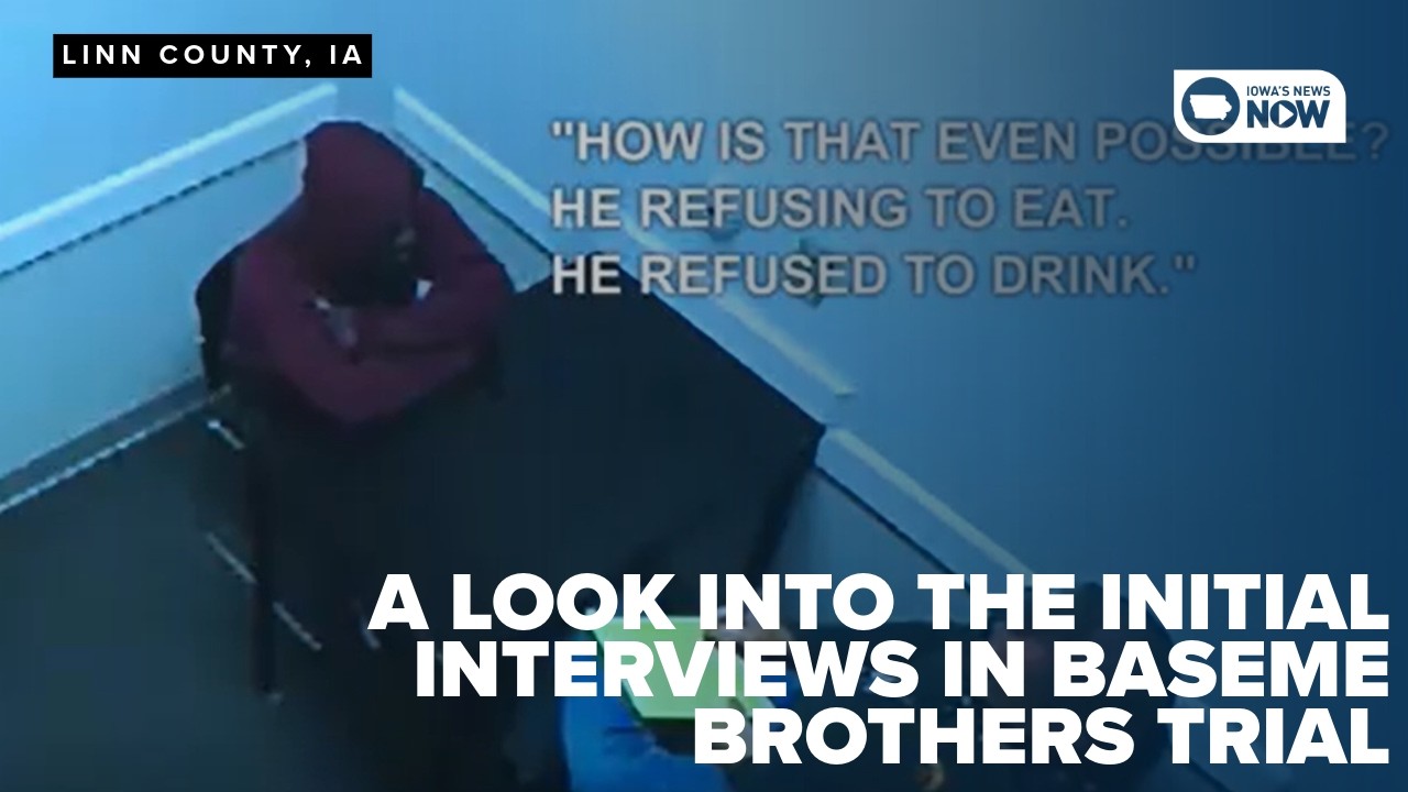 NEVER BEFORE SEEN: Interview footage of two of the brothers charged with killing their other brother