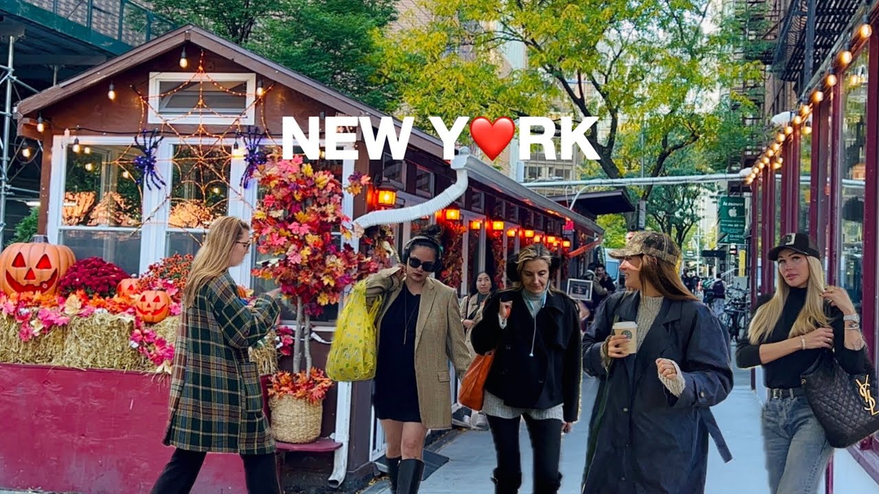 [4K]🇺🇸NYC Walk🗽Beautiful Autumn Day on Upper West Side🍂🍁Fall Foliage in Central Park | Oct 2024