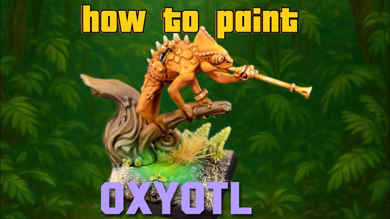 How to paint Lizardmen Oxyotl