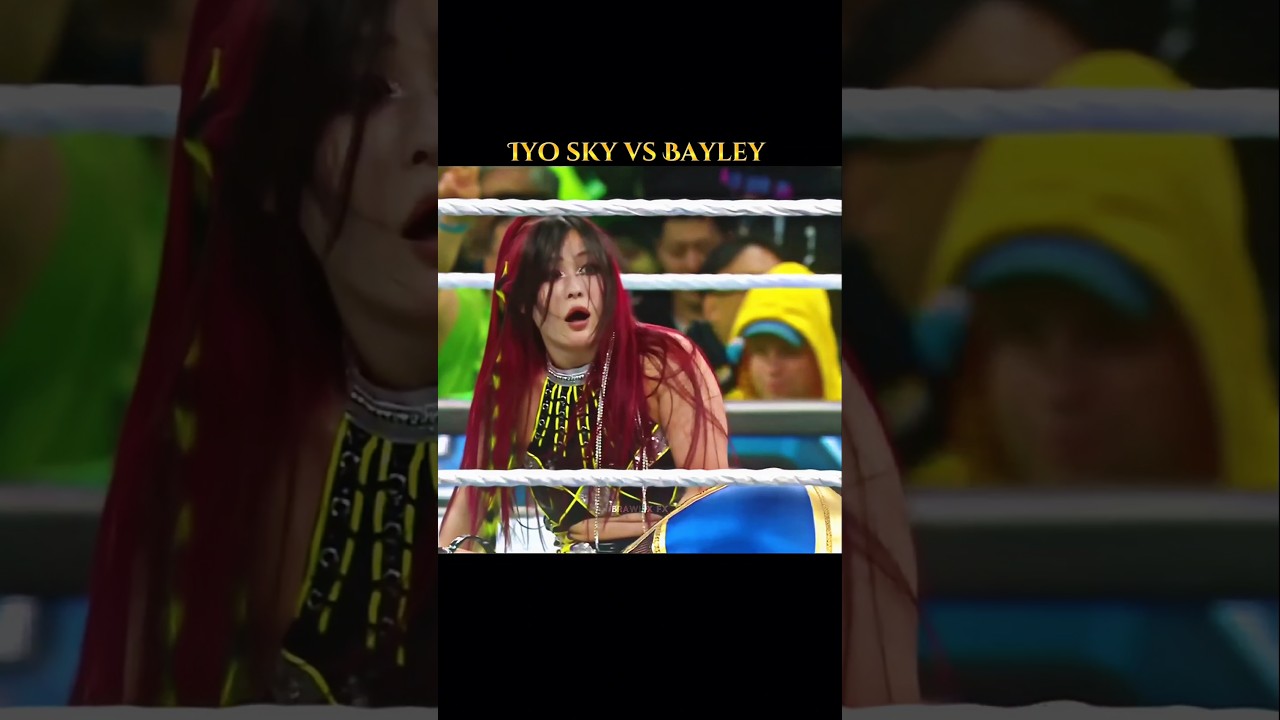Iyo sky vs Bayley 🥶&mdash; For Women's Undisputed Championship 🏆| At WrestleMania 🥵💥|| Edit #shorts