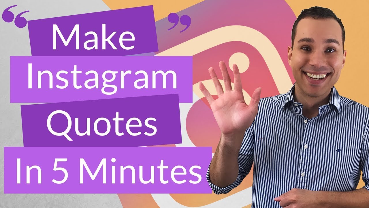 Как создать собственные цитаты для Instagram за 5 минут бесплатно