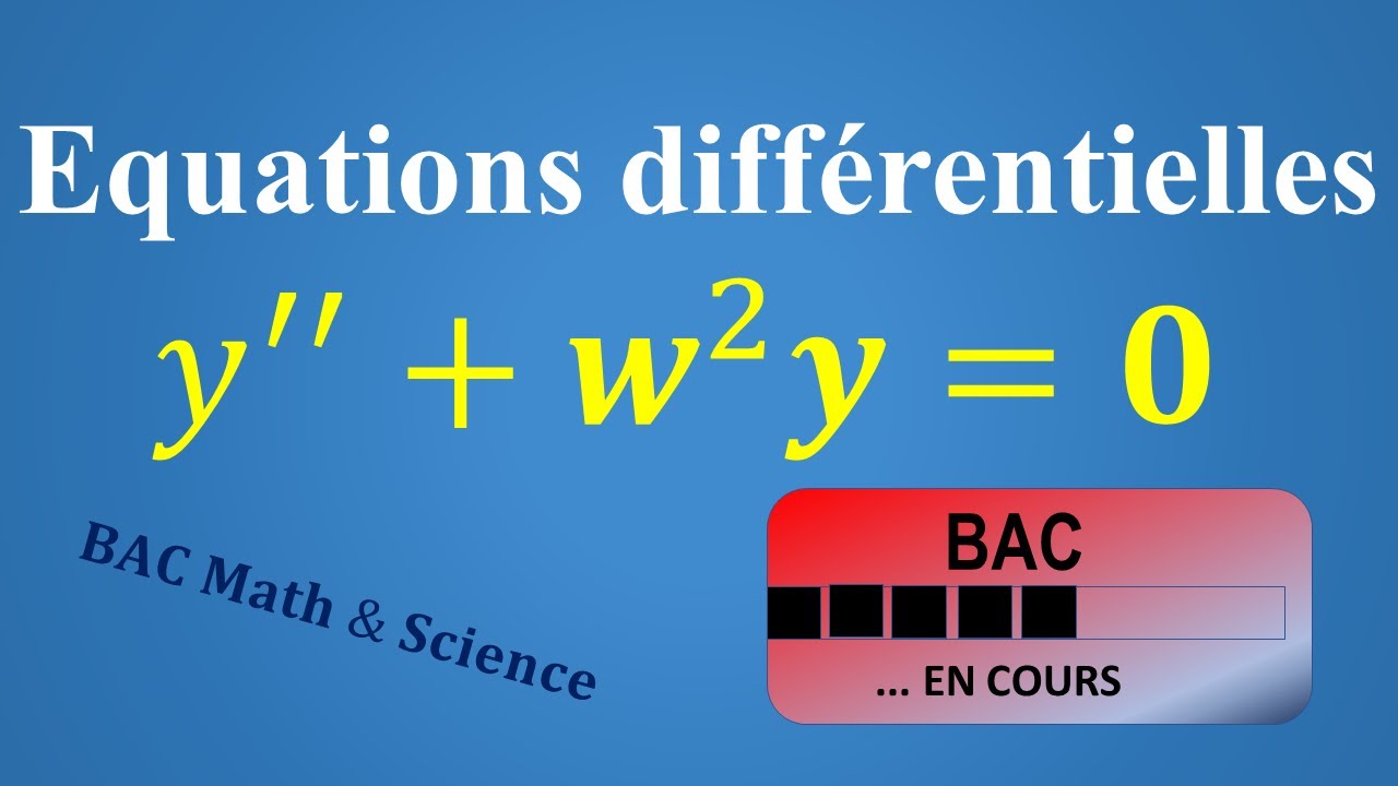 Résoudre une équation différentielle du type 𝑦